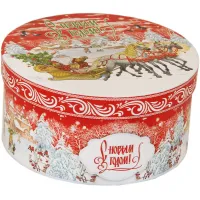Шкатулка красная 600 грамм премиум