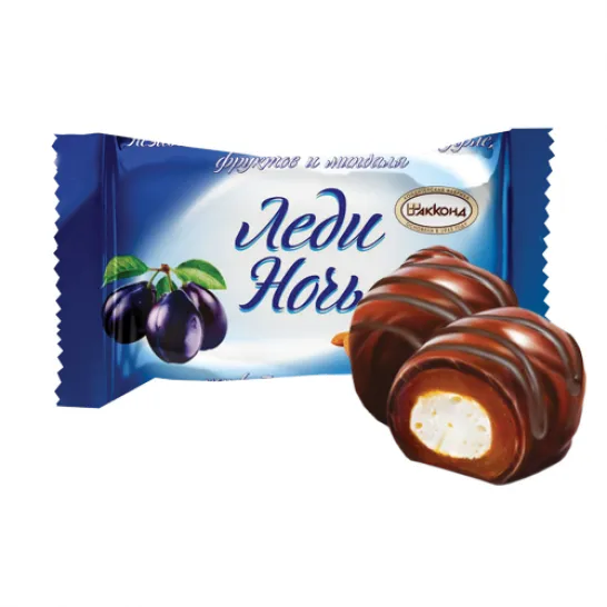 Конфета Леди ночь с черносливом Акконд